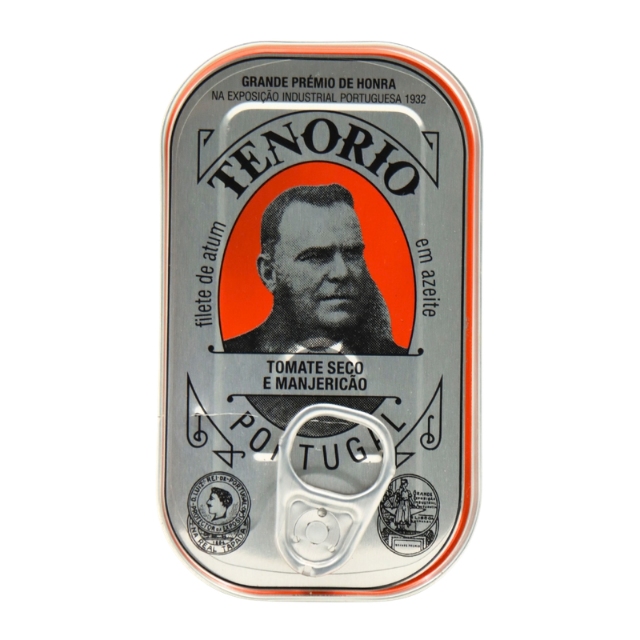 Tenorio Filety z tuńczyka w oliwie z oliwek z bazylią i suszonym pomidorem