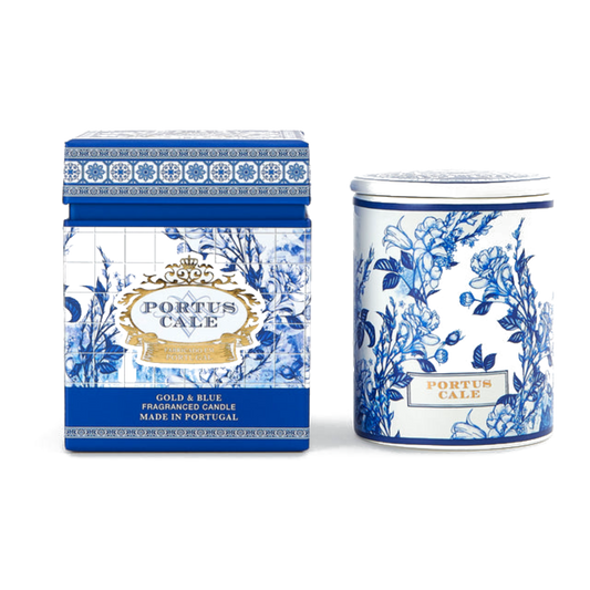 Portus Cale Gold & Blue Scented Candle 210g