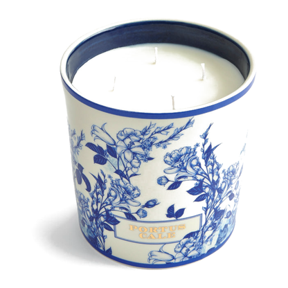 Portus Cale Gold & Blue Four-Wick Scented Candle 1400g – alternate official product view