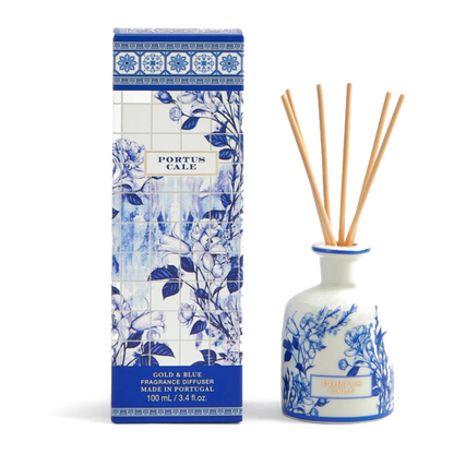 Portus Cale Gold & Blue Ceramic Fragrance Diffuser 100ml