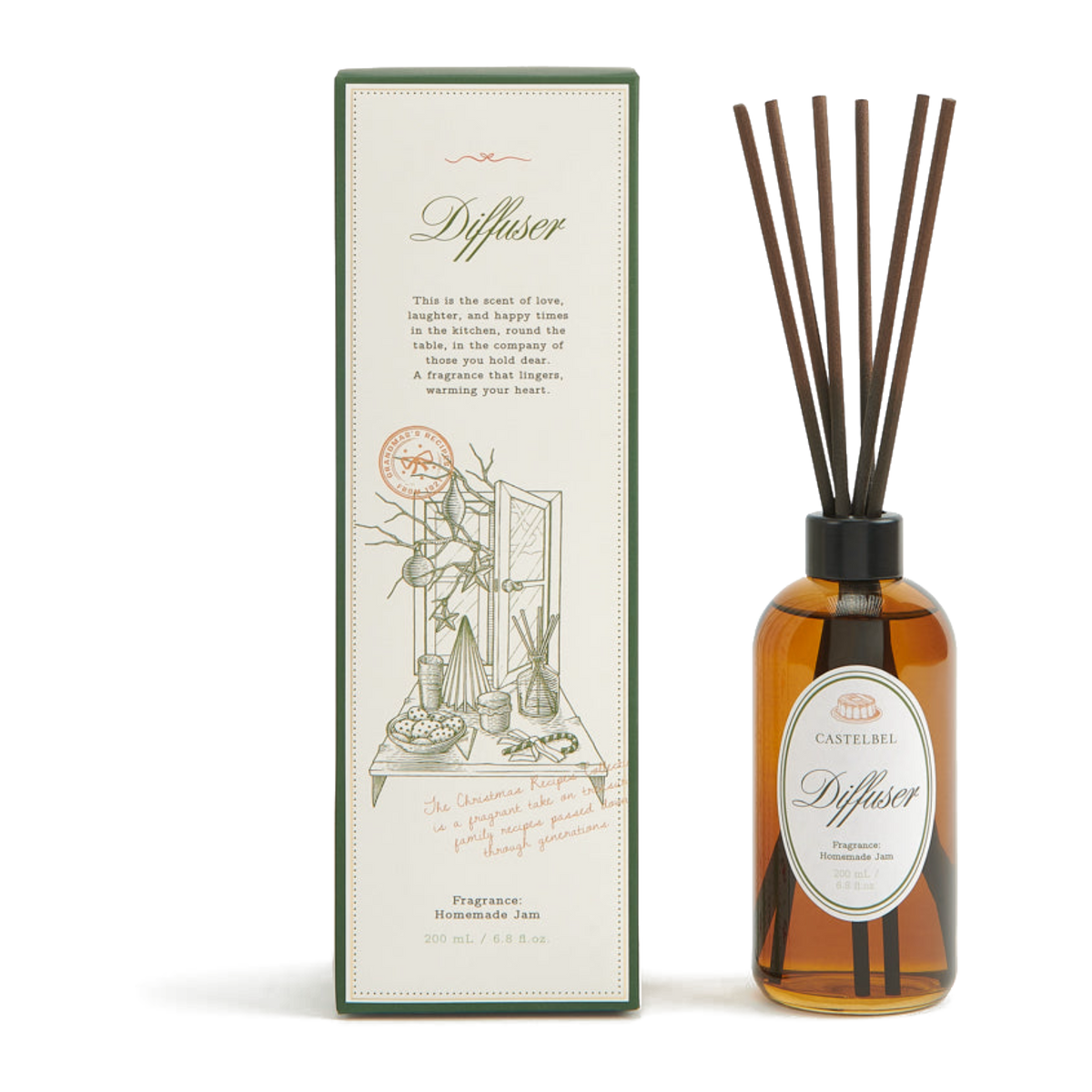 Castelbel Homemade Marmalade fragrance diffuser 200ml with gift box