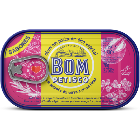 Bom Petisco Tuna Fillet with Local Pepper and Fine Herbs