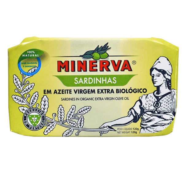 Minerva Portuguese Sardines in Olive Oil Degustacion (4 x 120g)