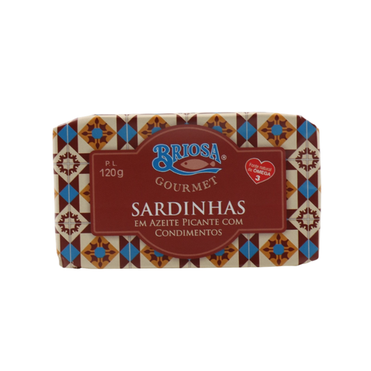 Briosa Gourmet Sardynki w oliwie z oliwek z przyprawami