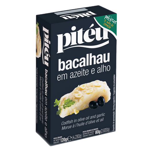 Dorsz Pitéu w oliwie z oliwek i czosnku 120g